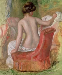 Akt in einem Sessel, 1900